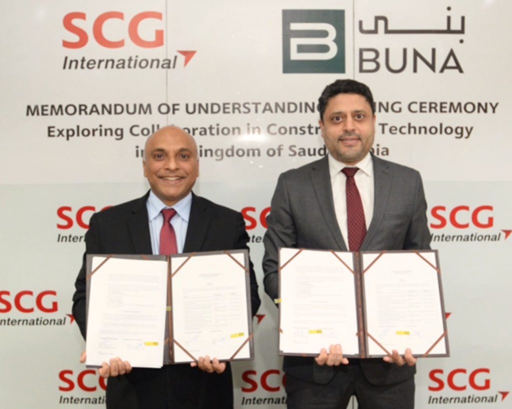 8 SCG International and BUNA signed MOU to leverage construction in Saudi Arabia
