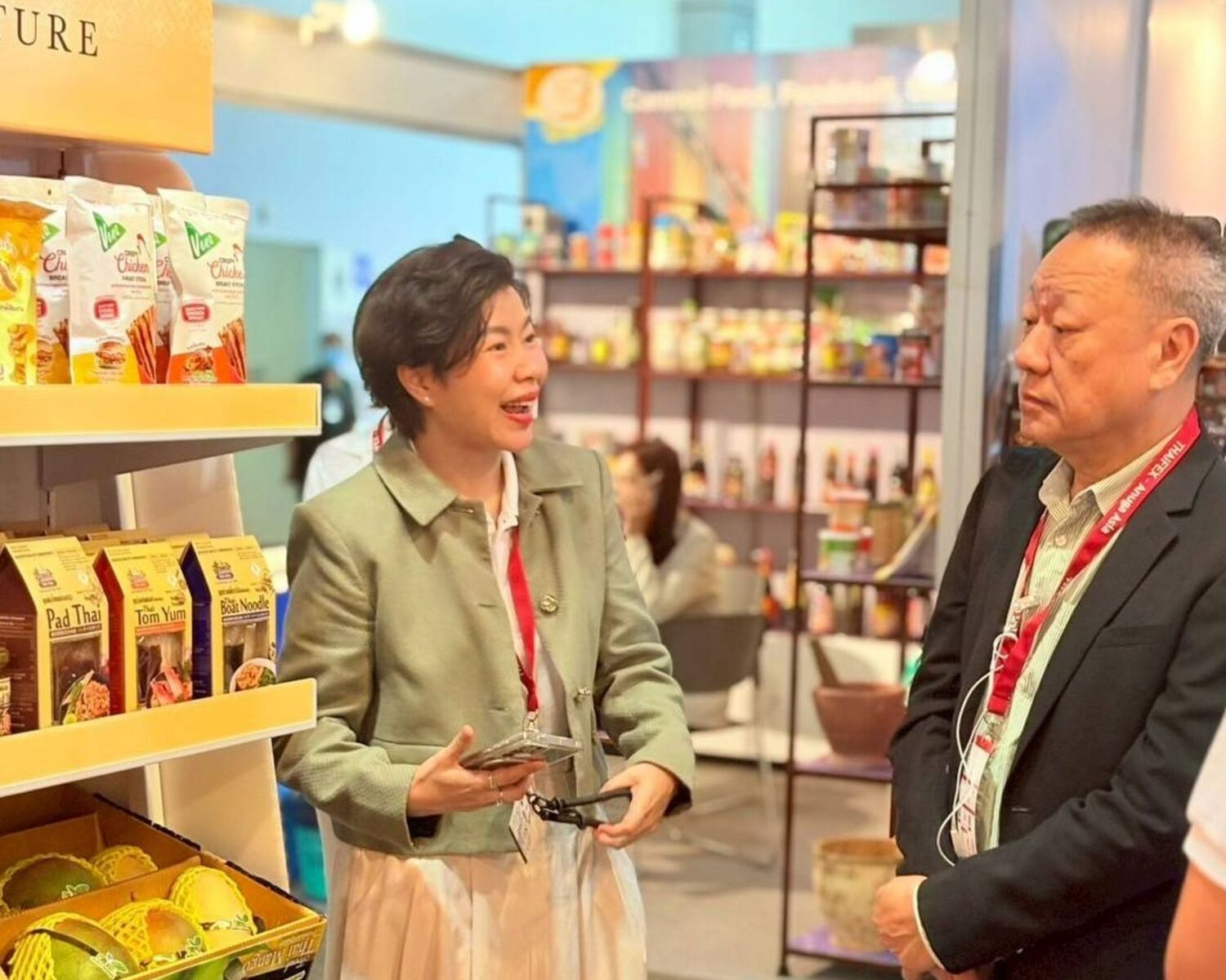 Customomer visit siam signature booth at thaifex anuga asia 2025 Customomer visit siam signature booth at thaifex anuga asia 2025