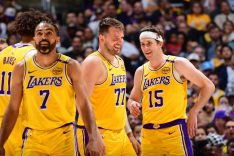 The Lakers will face the Timberwolves in the playoffs.