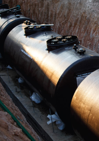 Underground Tank SCG International provide high quality underground tanks for petrol stations or the double wall tank