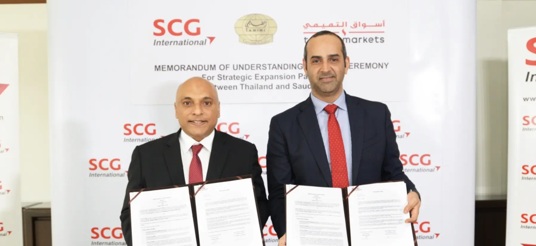SCG International and Tamimi Markets Forge Strategic Alliance to Expand the Food and Beverage Market in Saudi Arabia.