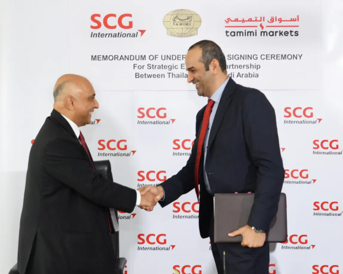 SCG International signed MOU with TAMIMI SCG International signed MOU with TAMIMI