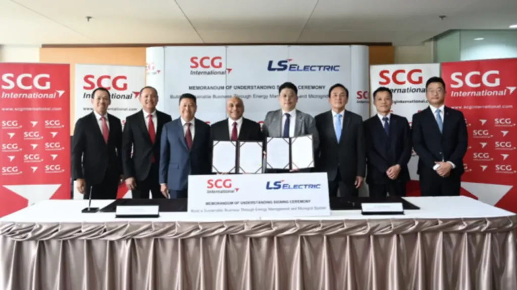 SCG International signed mou with LS Electric